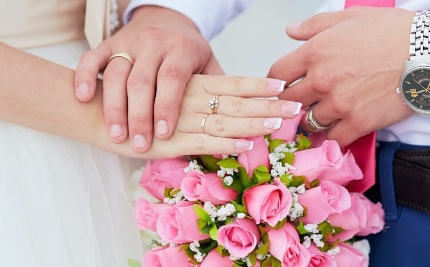 pink roses wedding band philadelphia wedding photography