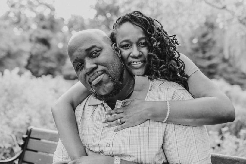 Garrett Museau Photography wedding photographers philadelphia engagement photography black and white