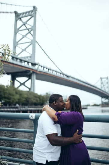 Garrett Museau Photography wedding photographers philadelphia engagement photography bridge